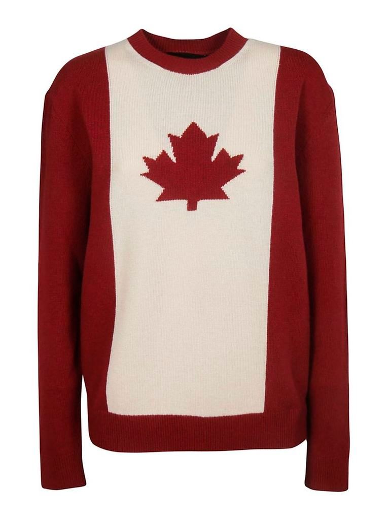 DSquared2 Canada Flag Knit Jumper