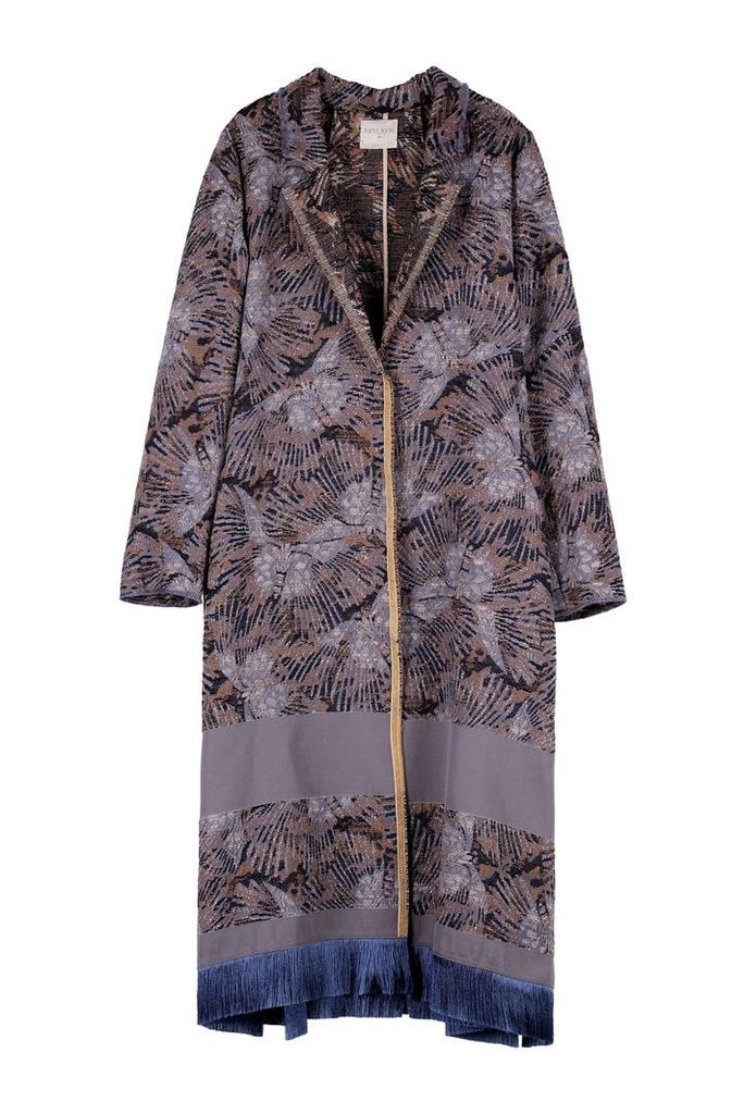 Forte Forte Les Papillons Single-breasted Long Coat
