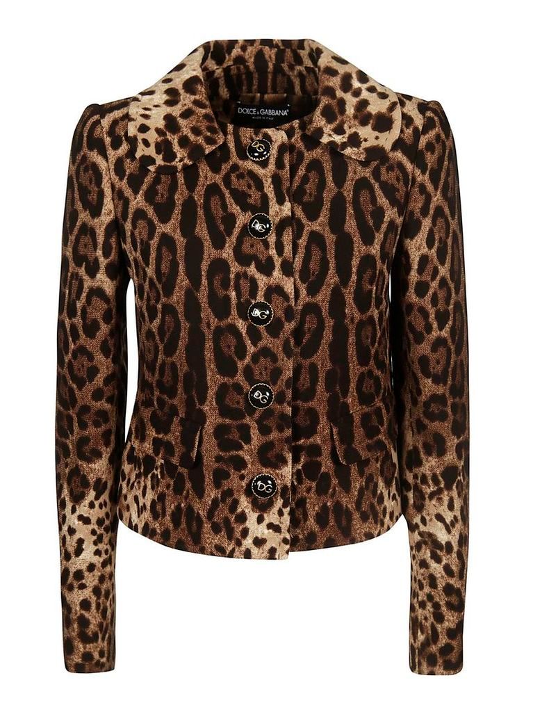 Dolce & Gabbana Animal Print Jacket