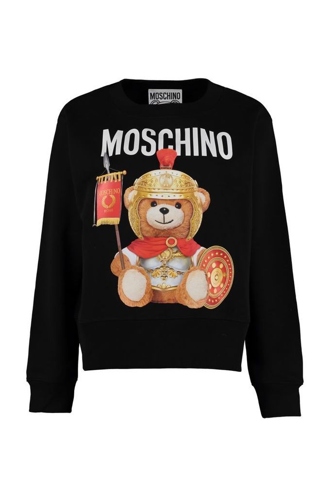 Moschino Printed Cotton Sweatshirt