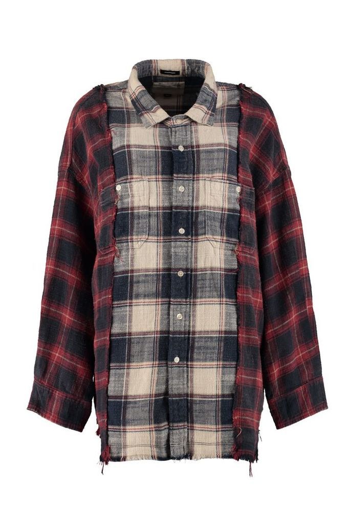 R13 Checked Flannel Shirt
