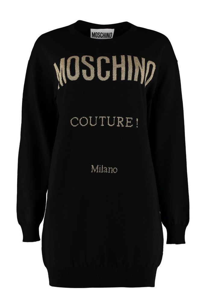 Moschino Intarsia Sweater Dress