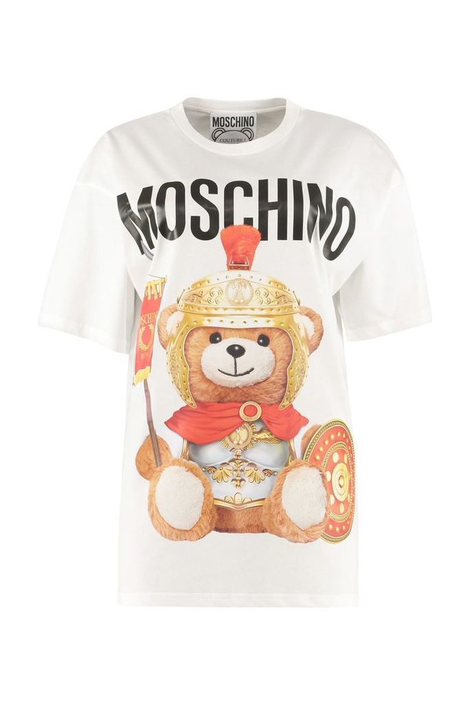 Moschino Roman Teddy Printed Cotton T-shirt