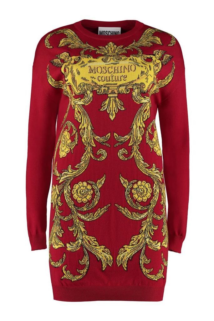 Moschino Intarsia Knit-dress