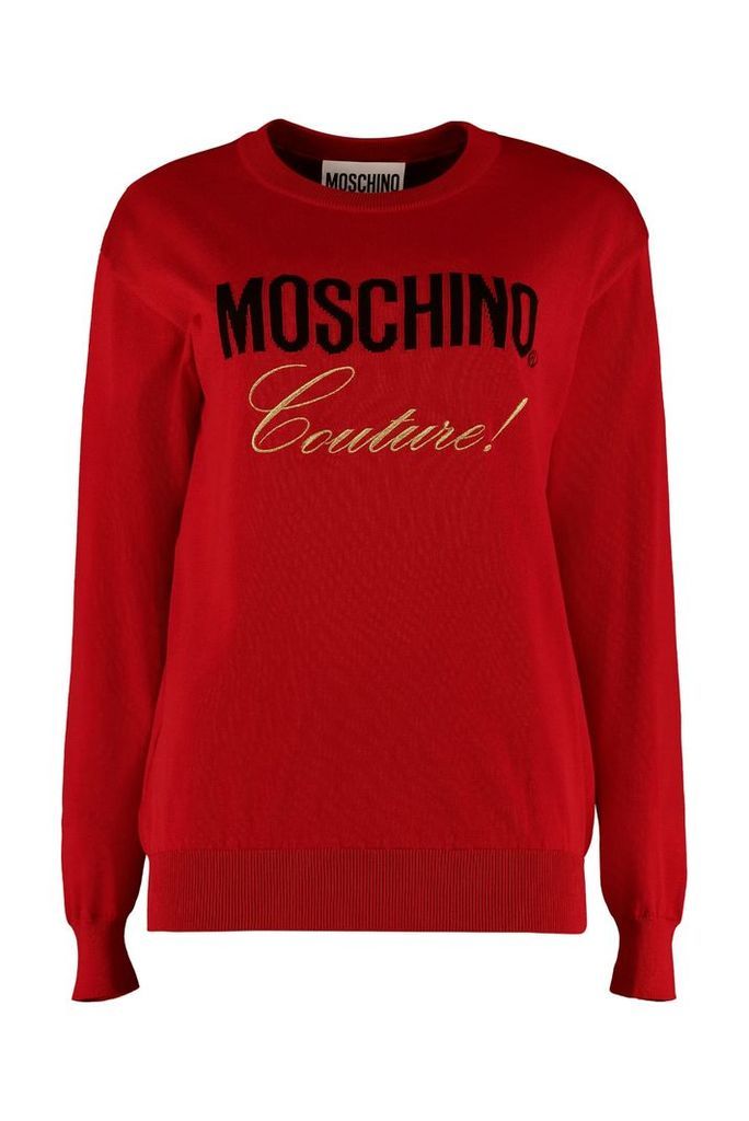 Moschino Intarsia Cotton Sweater