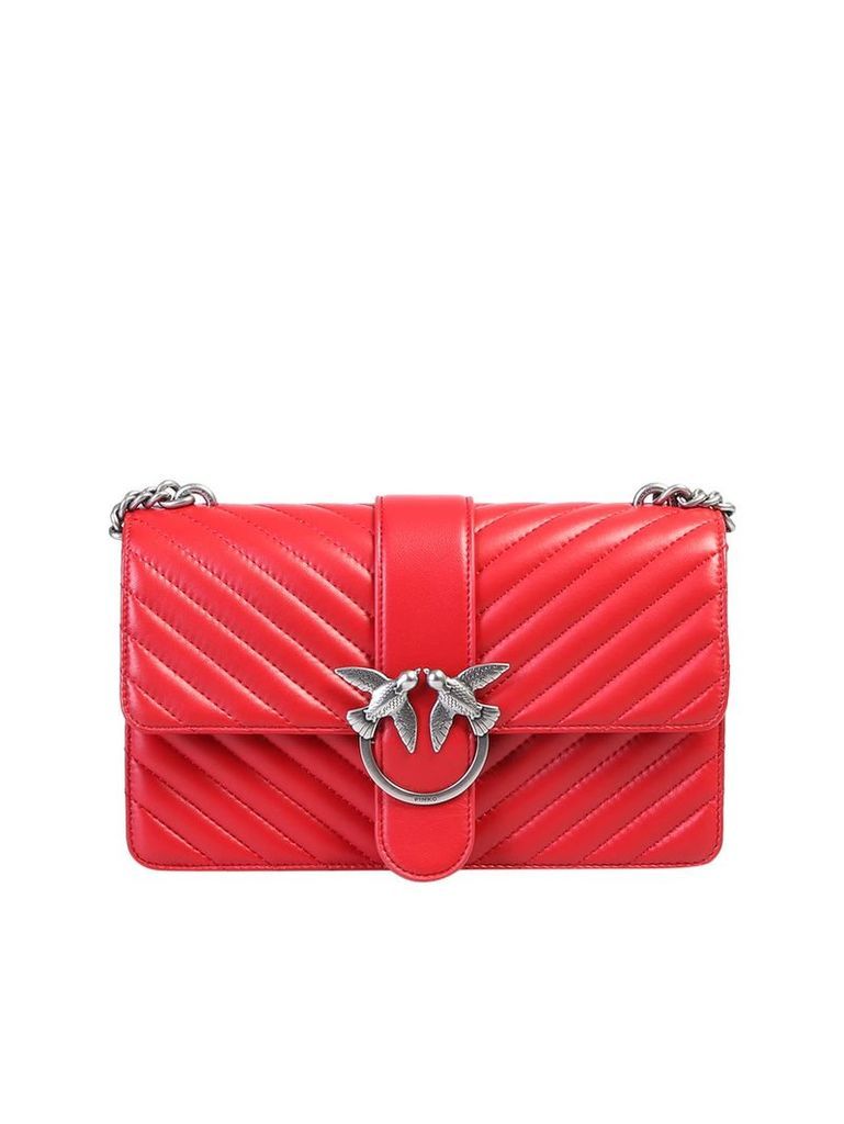 Pinko Quilted Love Bag