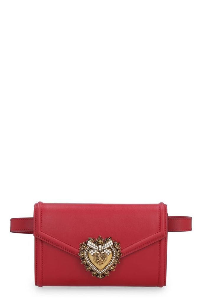 Dolce & Gabbana Devotion Leather Belt Bag