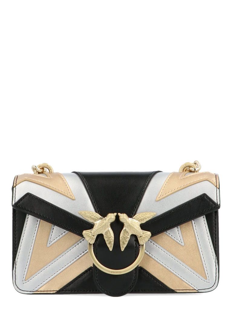 Pinko mini Love Chevron Bag