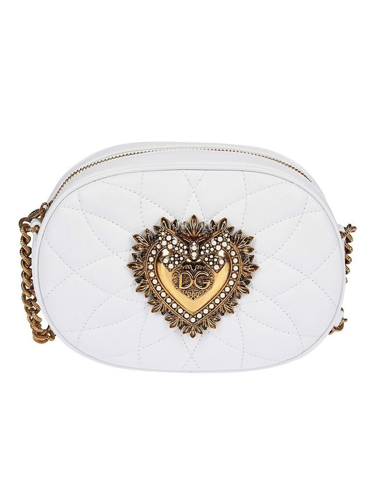 Dolce & Gabbana Heart Logo Plaque Shoulder Bag