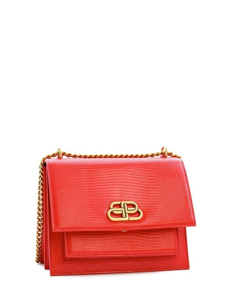 Balenciaga Chain S Sharp Bag Red