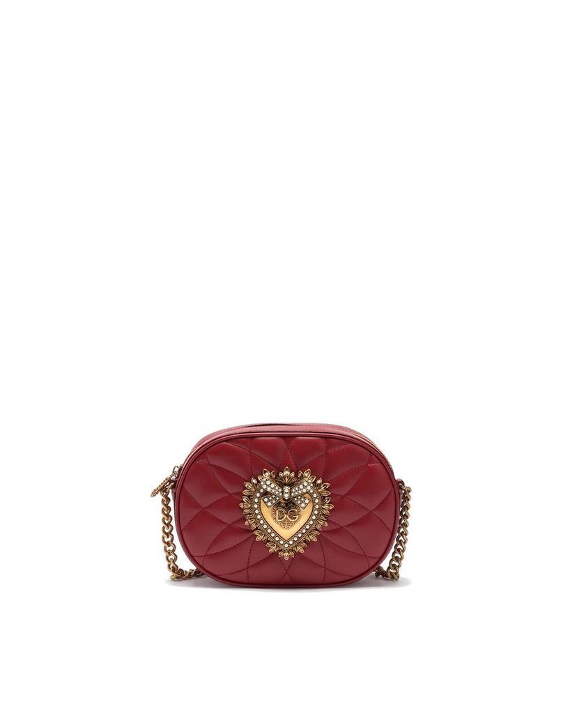 Dolce & Gabbana Camera Bag Devotion Leather Shoulder Bag
