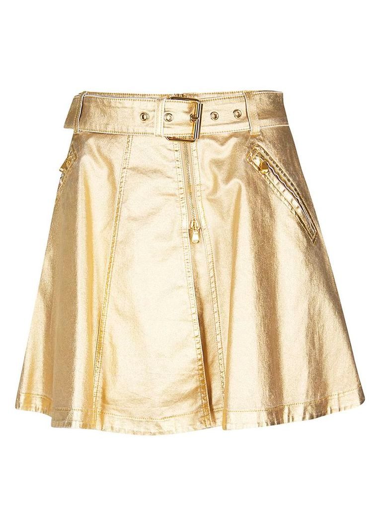 Moschino Belted Mini Skirt