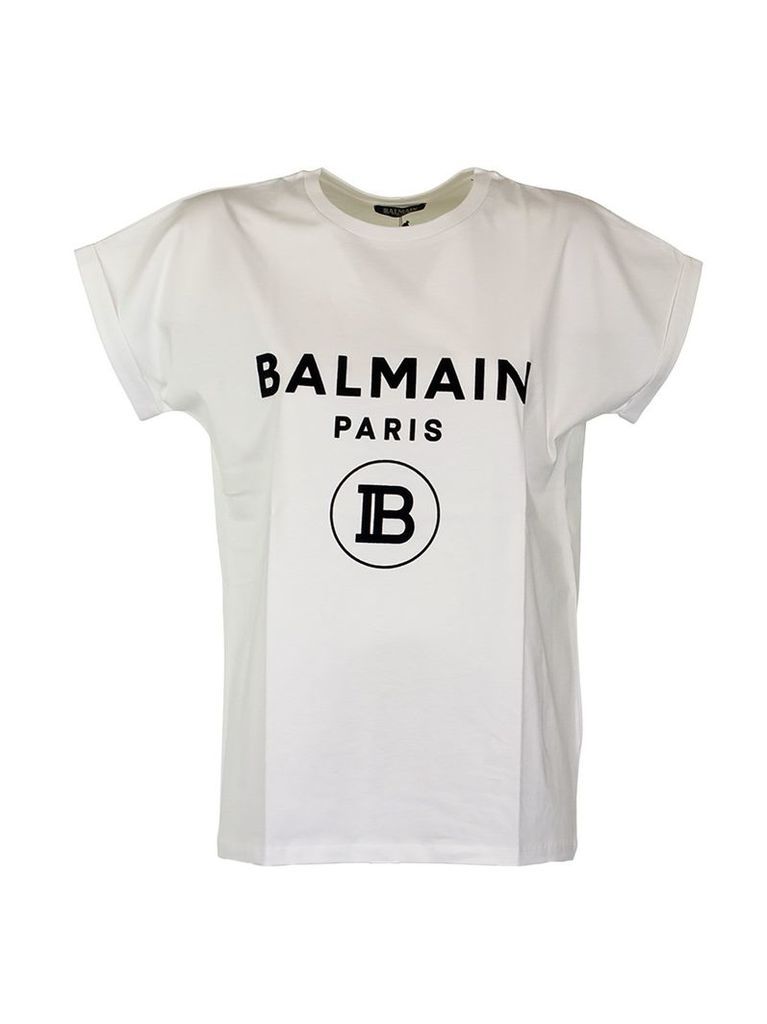 Balmain T-shirt Blanc/noir