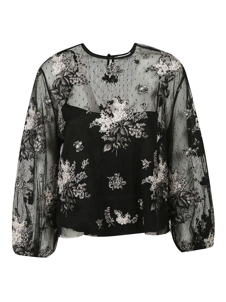 RED Valentino Flower Blouse