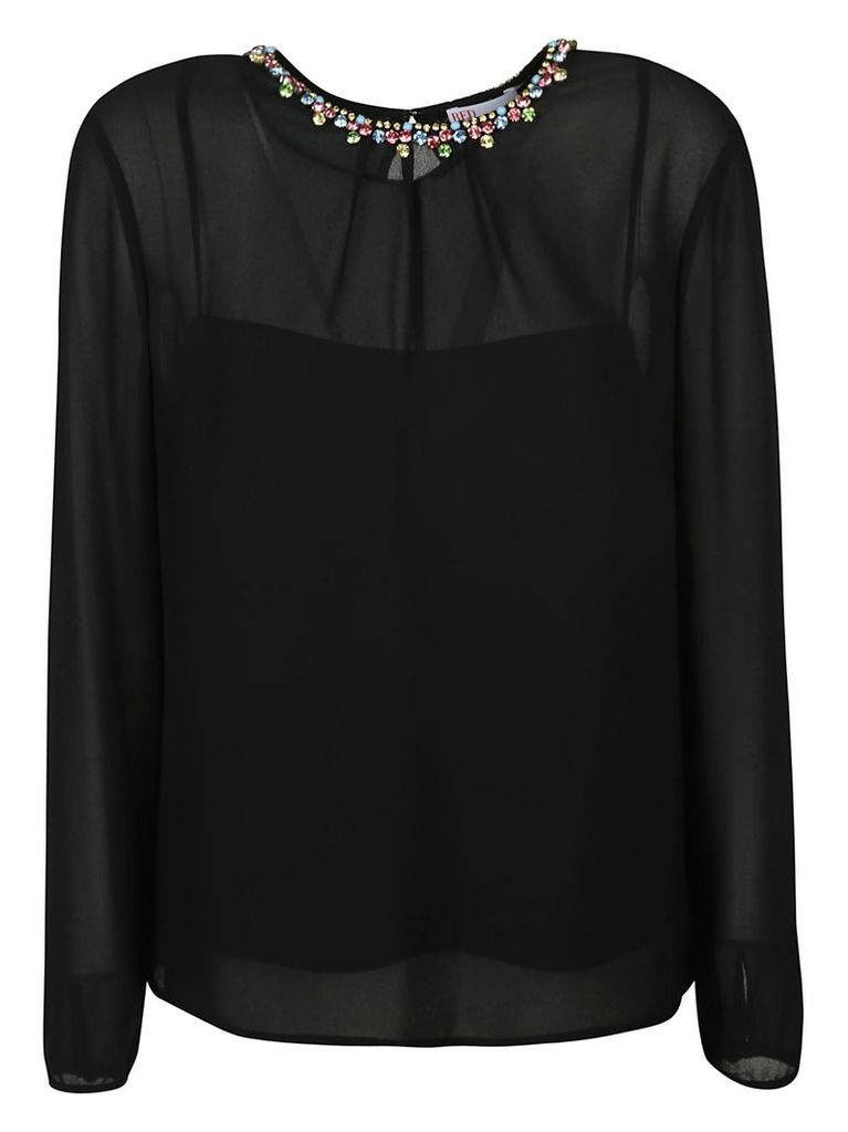RED Valentino Embellished Blouse