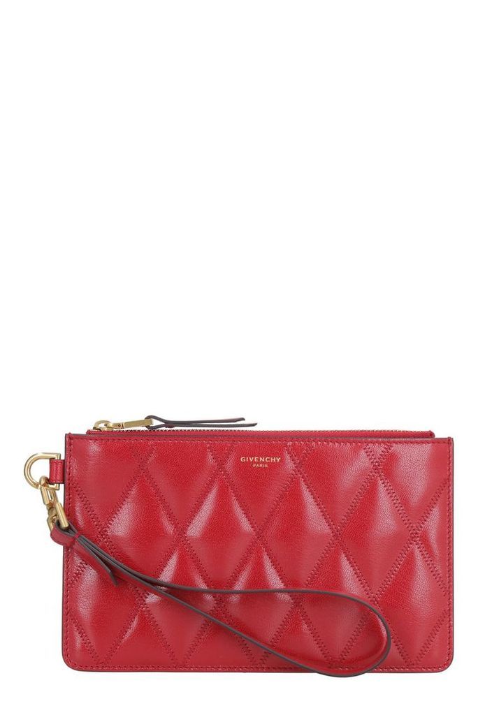 Givenchy Small Quilted Leather Flat Pouch
