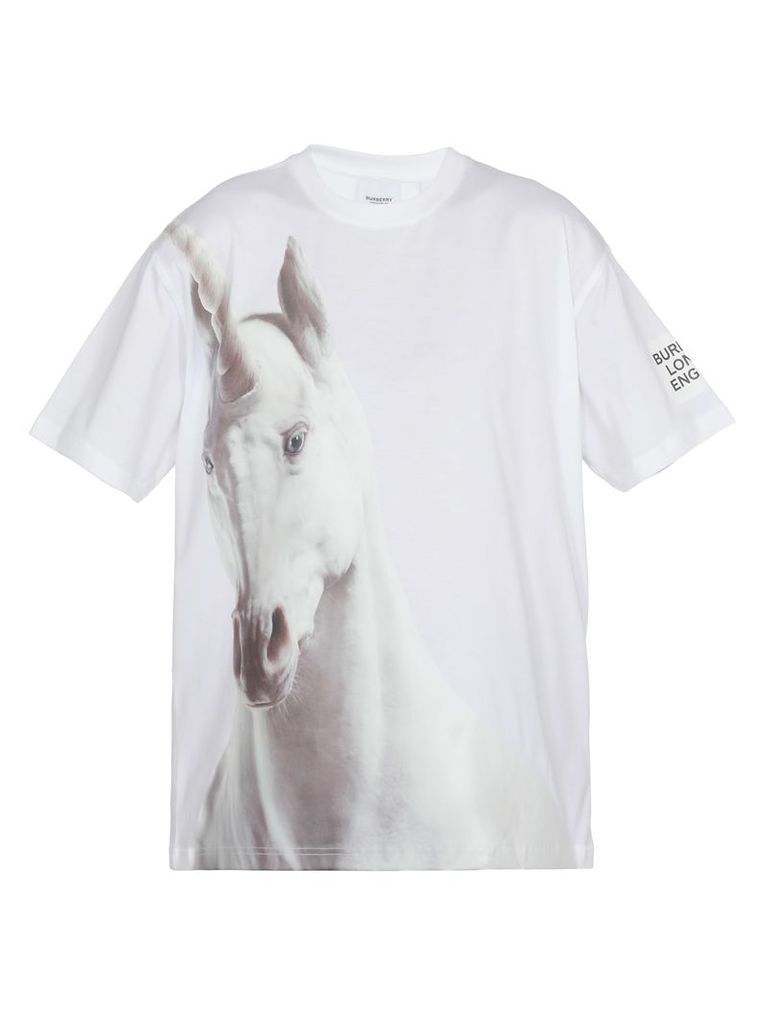Burberry Oversize Unicorn T-shirt