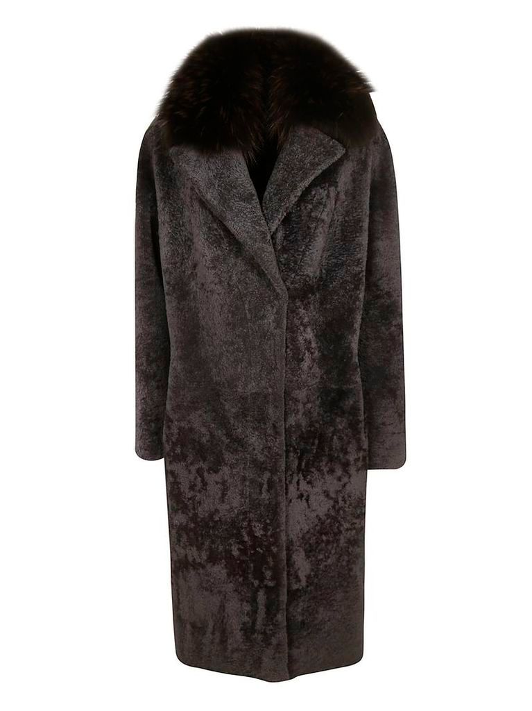 Montone Fox Neck Coat