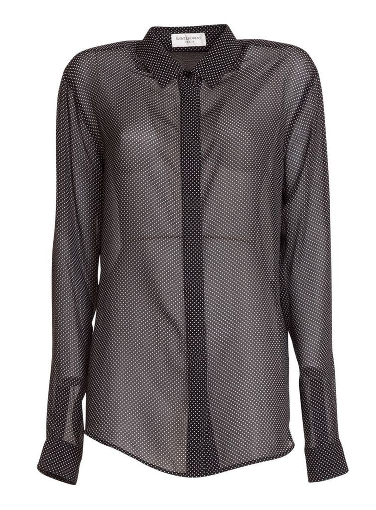 Sheer Spotted Blouse