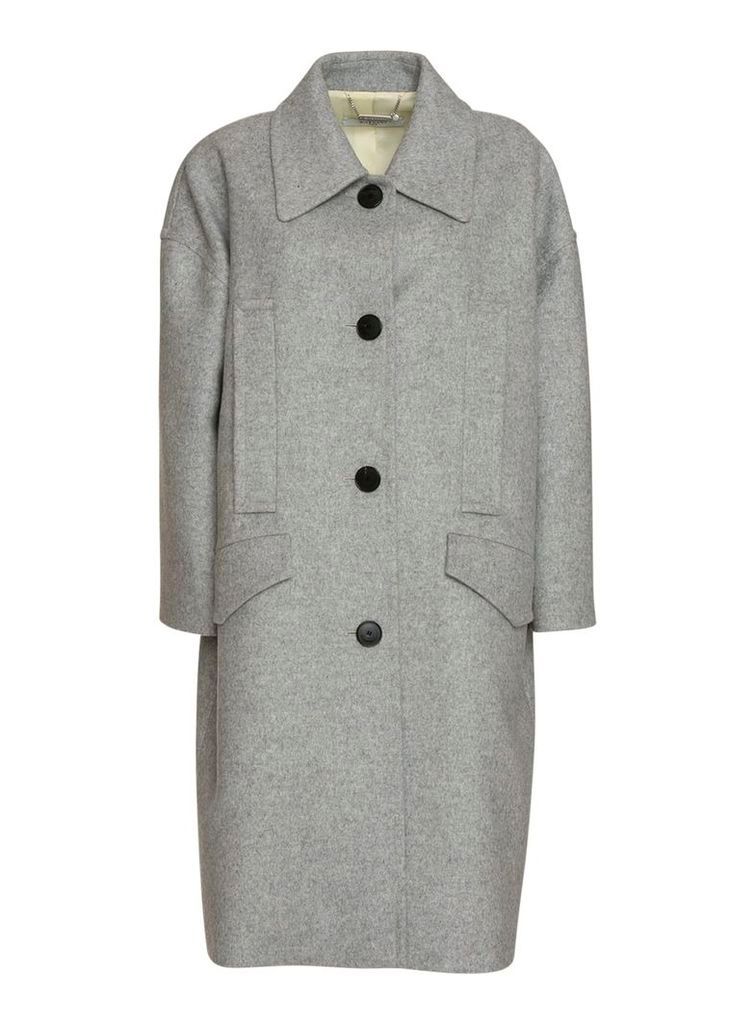 Oversized Coat In Grey