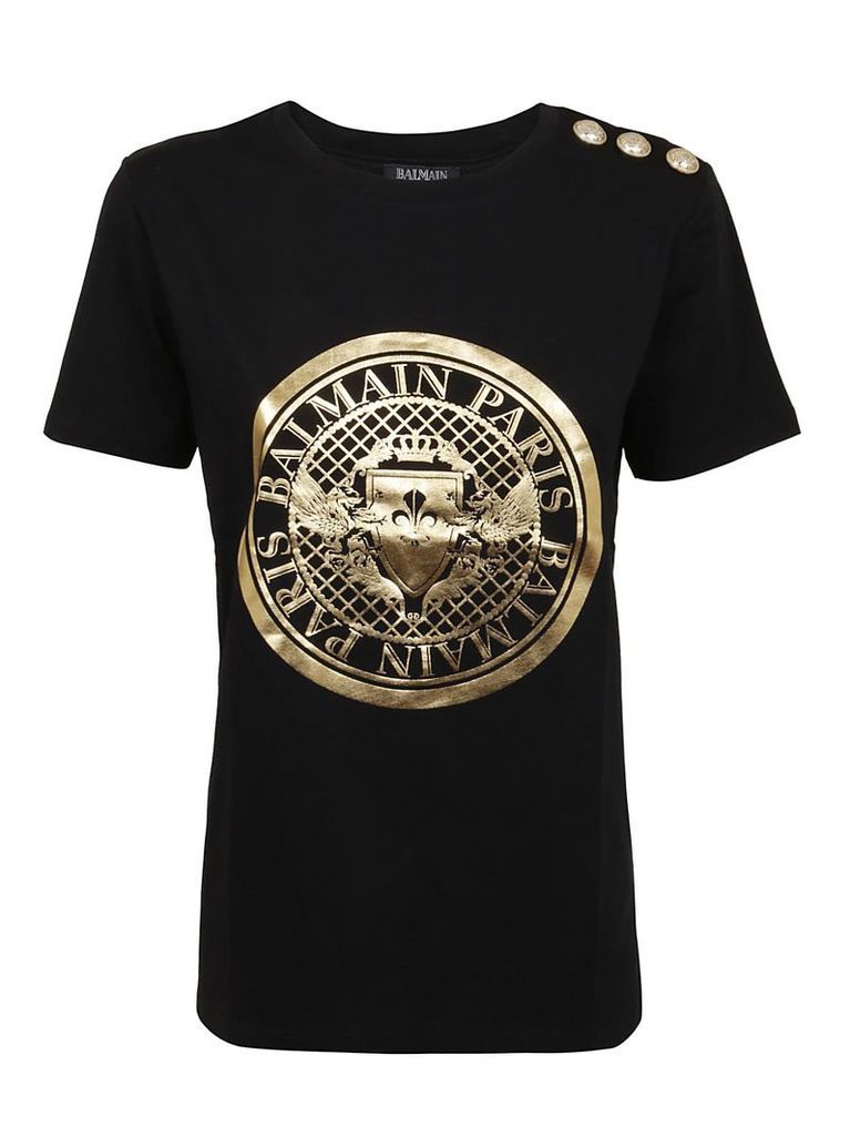 Balmain Ss 3 Btn Coin T-shirt