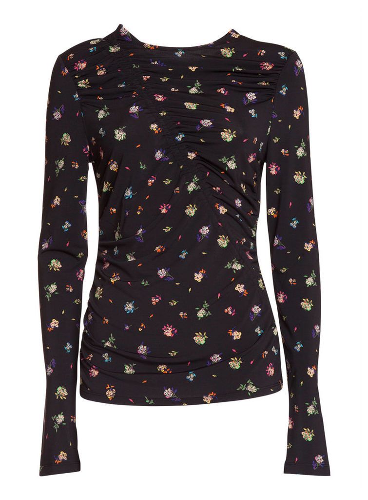 Essentiel Top With Multicoloured Floral-print