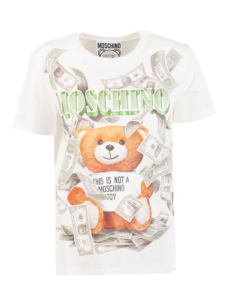 Moschino Cash This Is Not A Toy Bear Print T-shirt