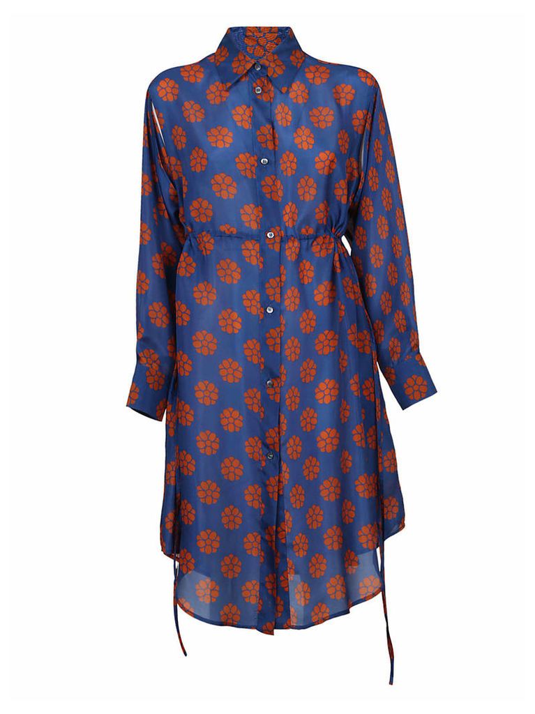 Patterned Silk Dress