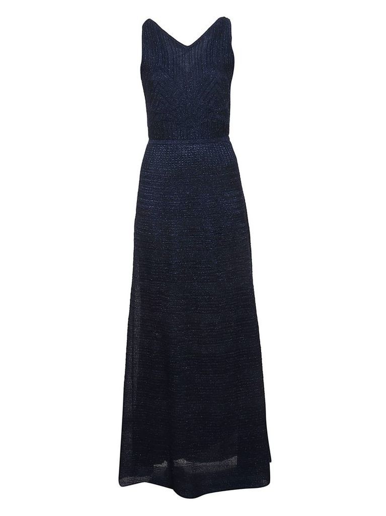 Blue Lurex Dress