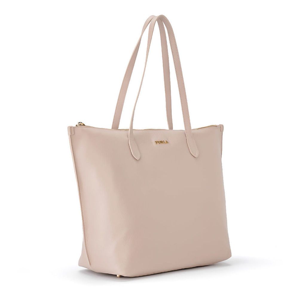 Furla Shoulder Bag Model Luce L In Linen-colored Leather