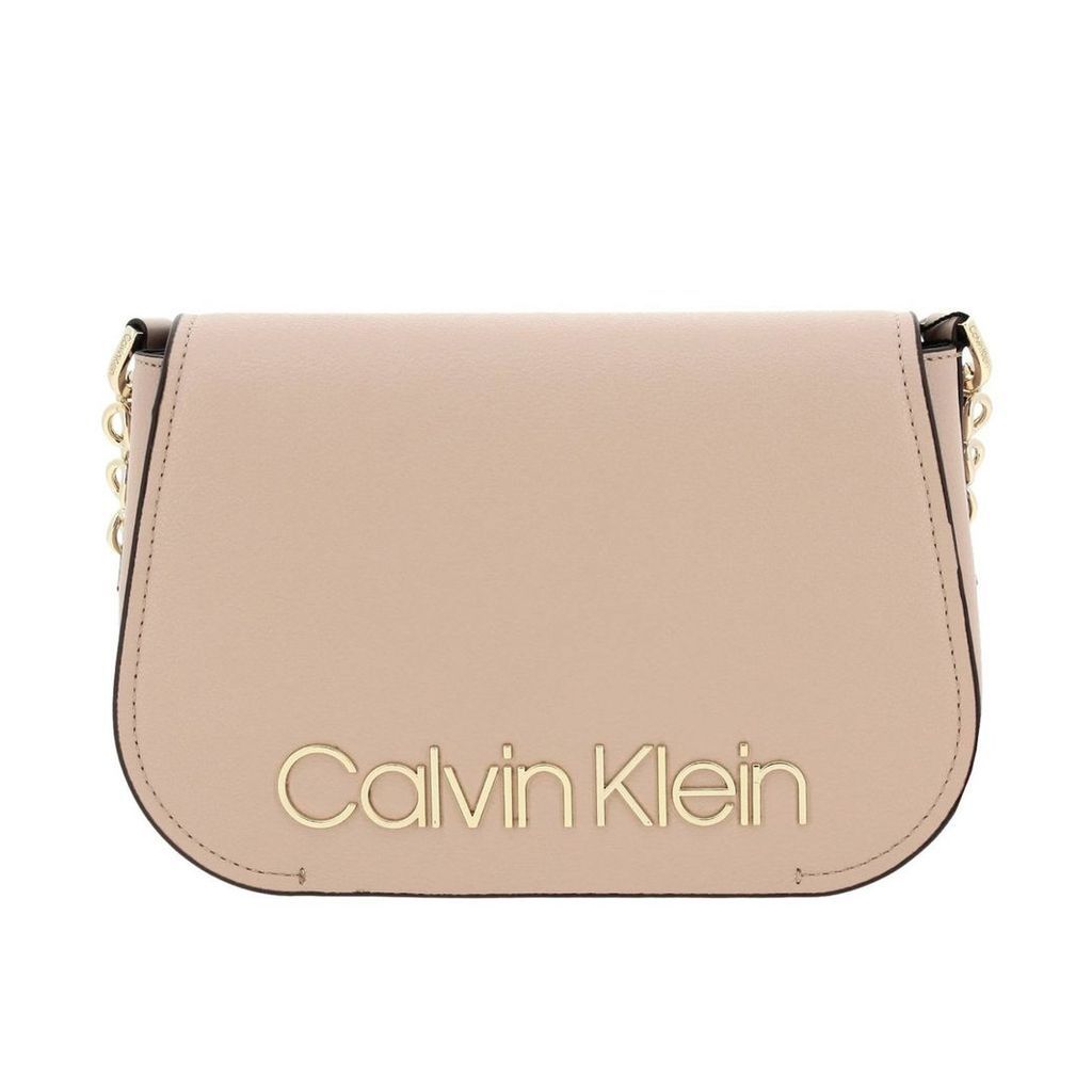 Calvin Klein Mini Bag Dressed Up Calvin Klein Bag In Eco-leather With Maxi Metal Logo