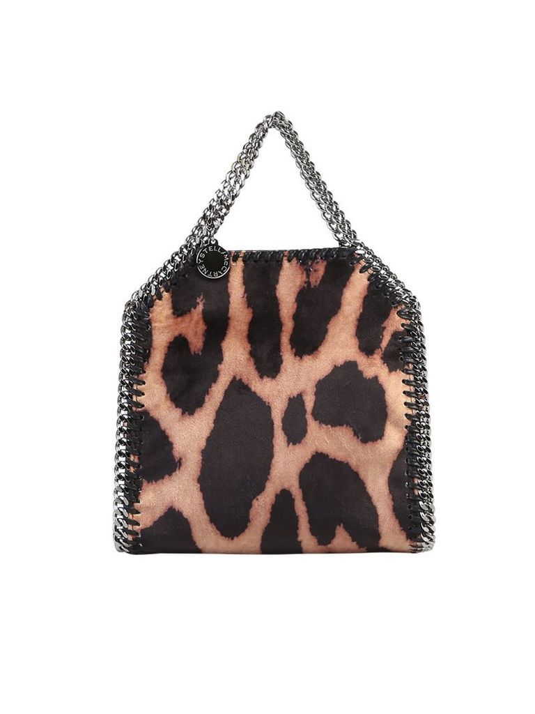 Stella McCartney Leopard Print Falabella Tiny Bag