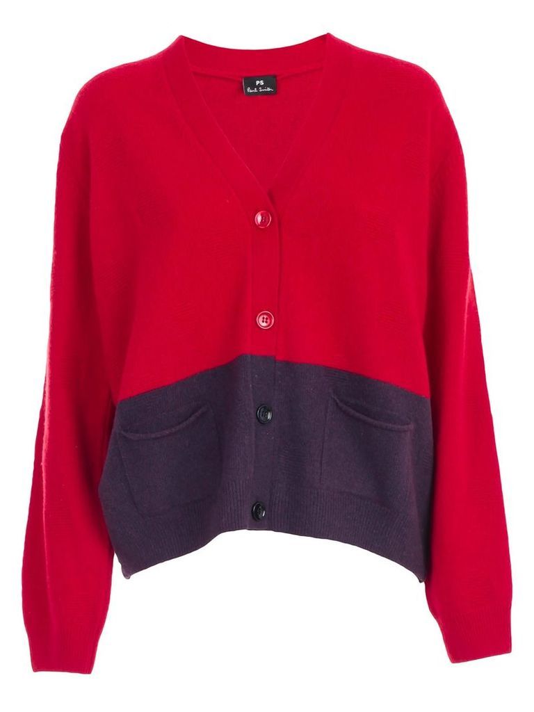 PS by Paul Smith Cardigan Bicolor W/pockets