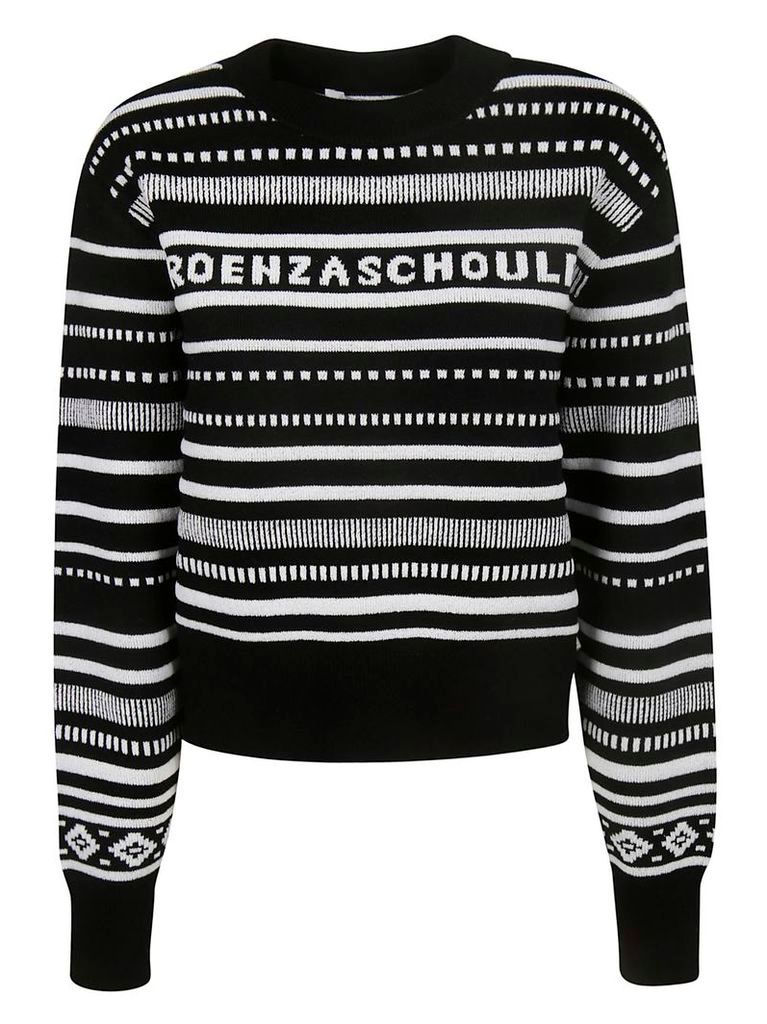 Proenza Schouler Long Sleeve Cropped Sweater