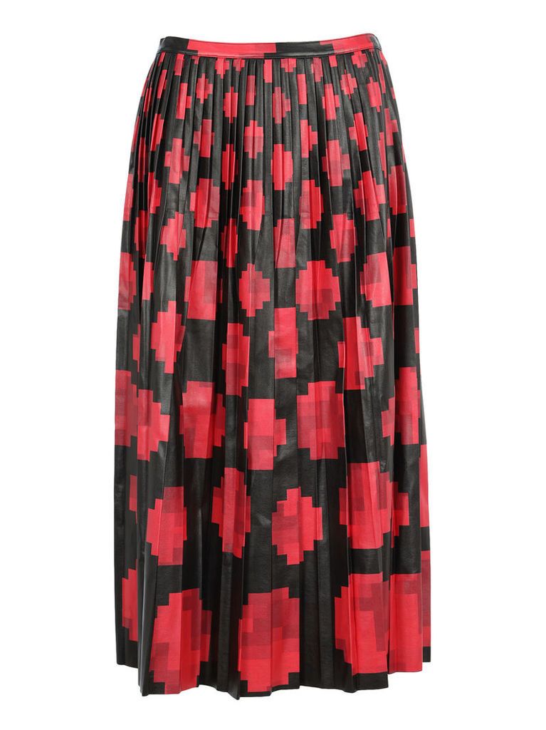Marni Printed Pleated Skirt