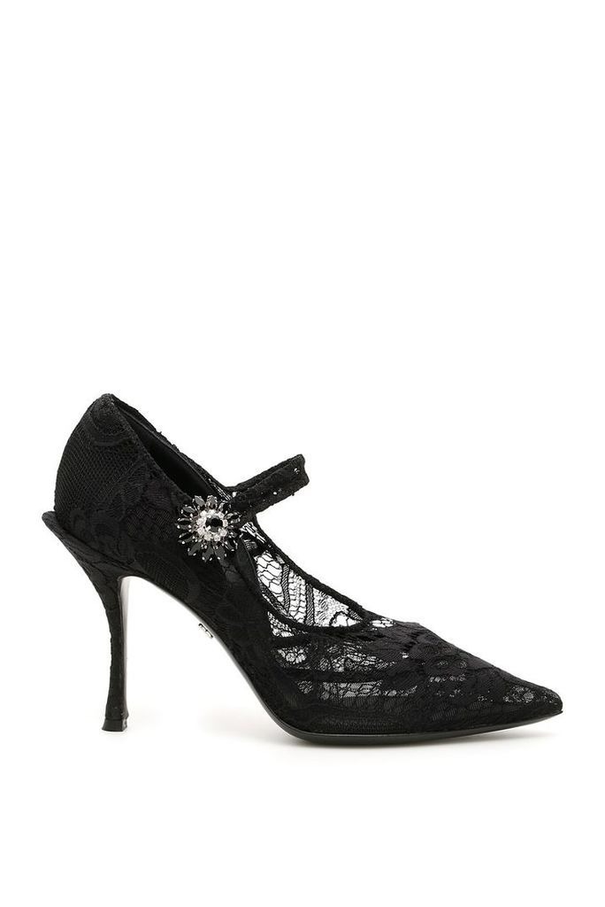 Lace Mary Jane Pumps