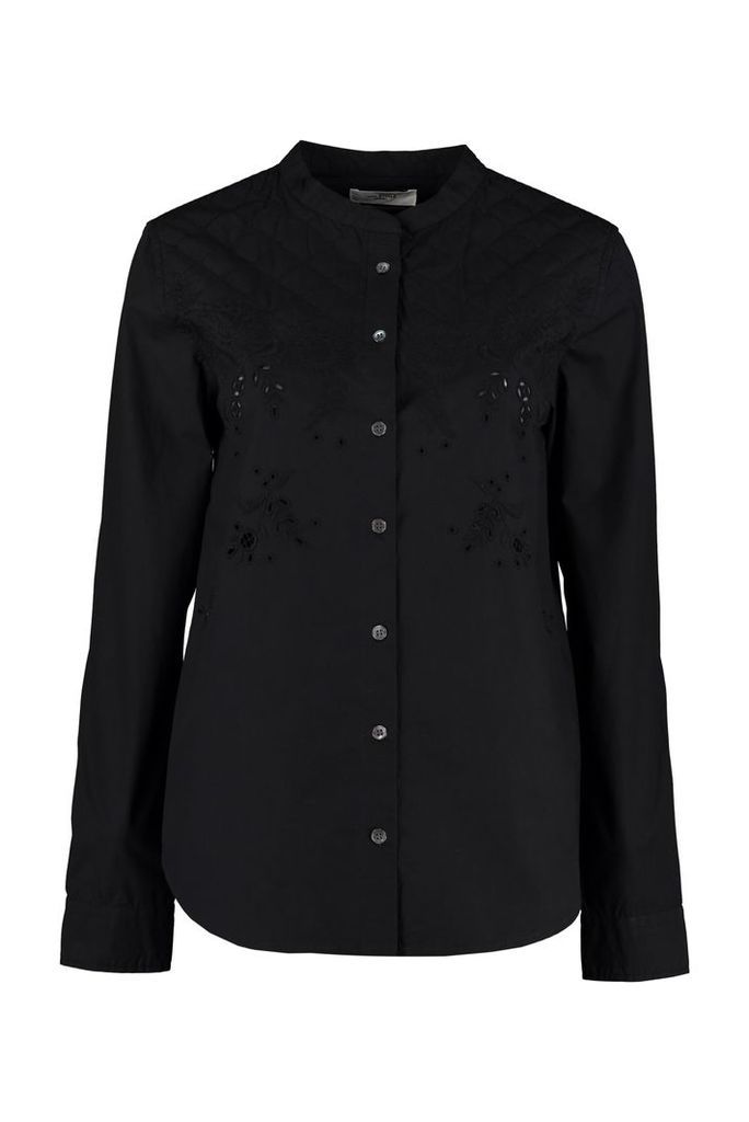 Isabel Marant Étoile Willo Embroidered Cotton Shirt