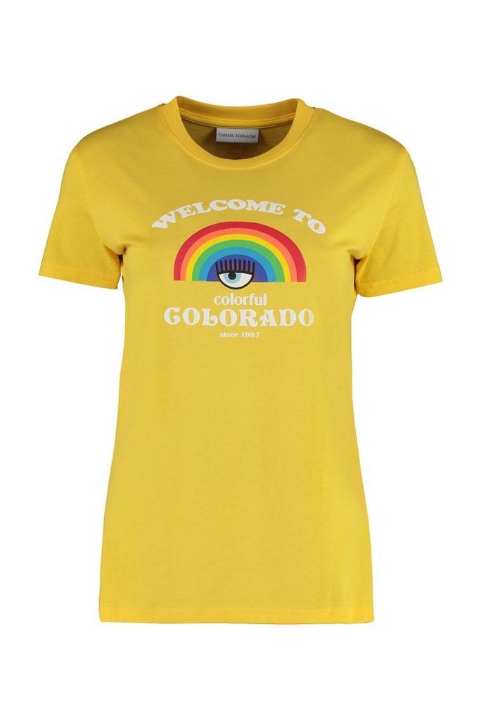 Chiara Ferragni rainbow Cotton T-shirt