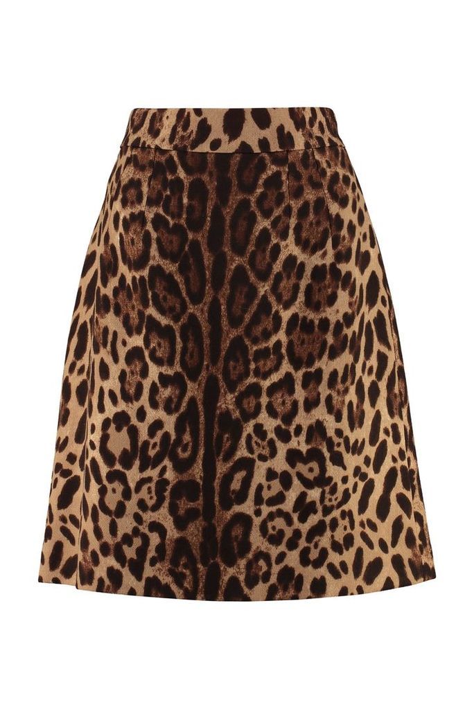 Dolce & Gabbana Printed A-line Skirt
