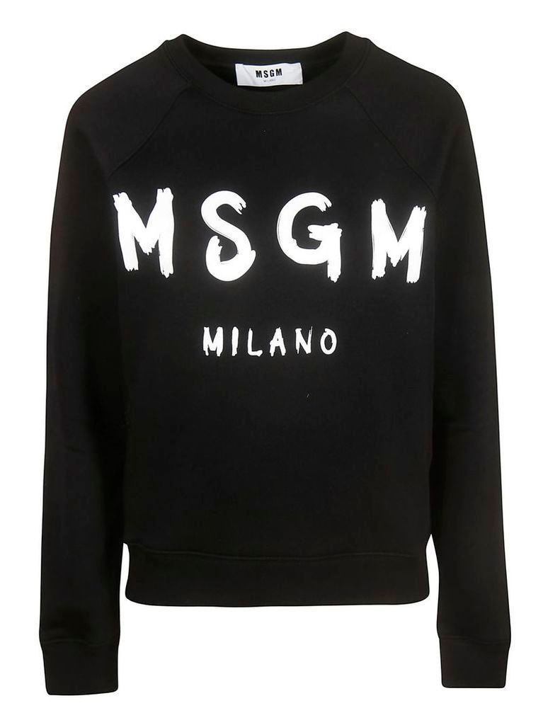 MSGM Classic Logo Print Sweatshirt