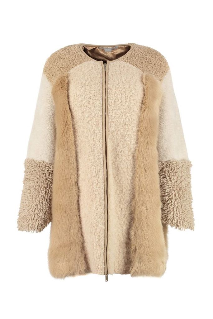 Stella McCartney Faux Fur Coat
