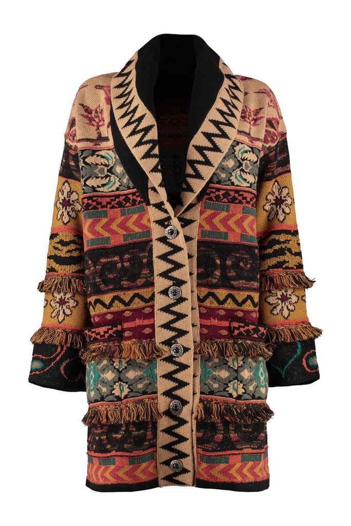 Etro Jacquard Knit Coat