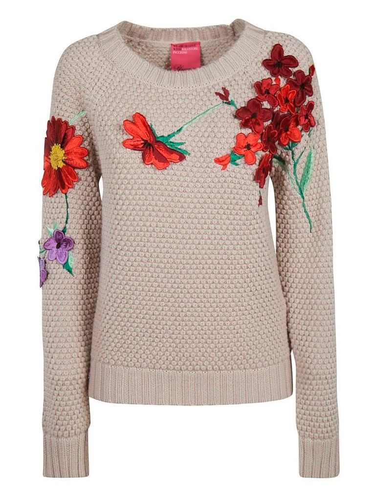 Blumarine Floral Detail Sweater