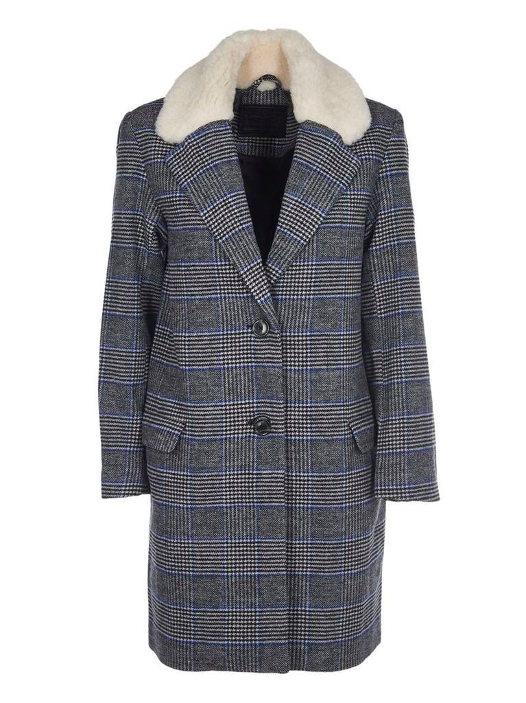 Levis Checkered Wool Coat