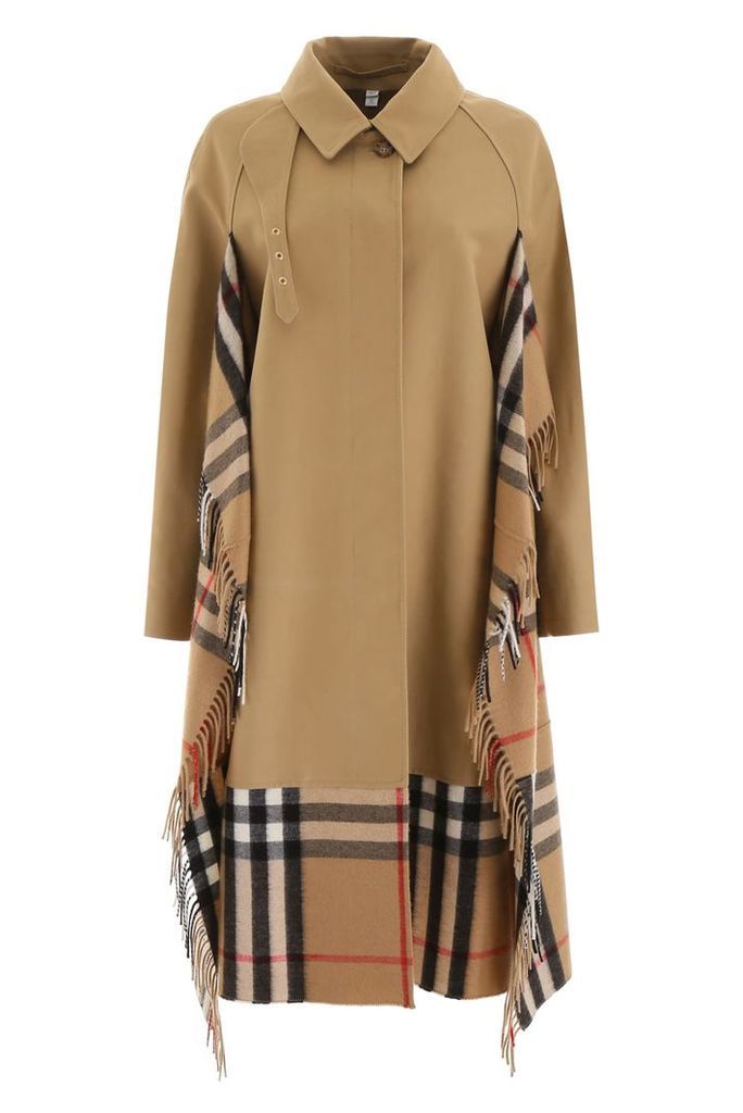 Burberry Trench Coat With Scarf Inserts