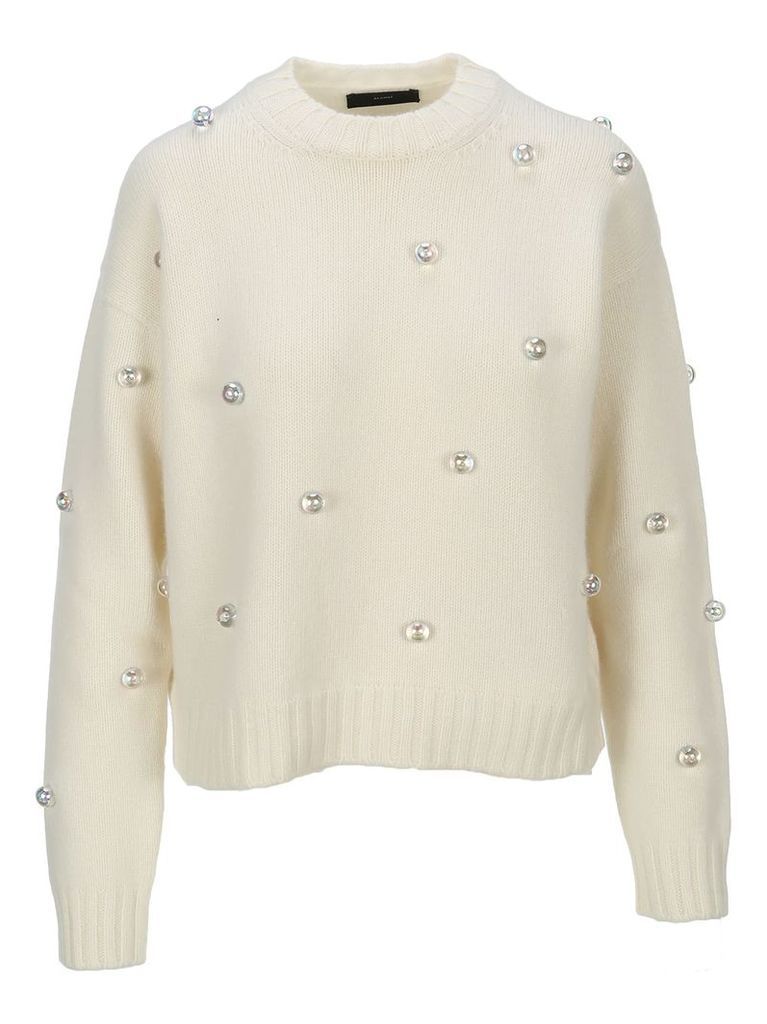 Alanui Pearls Embellished Sweater