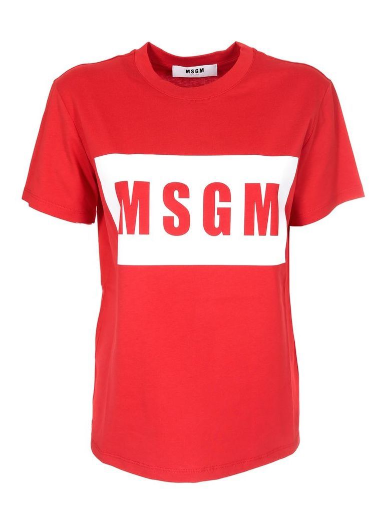 MSGM Logo Print T-shirt