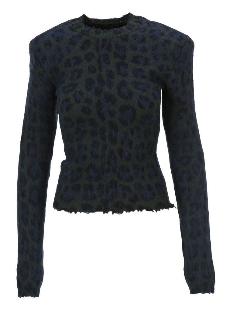 Unravel Leopard Print Sweater