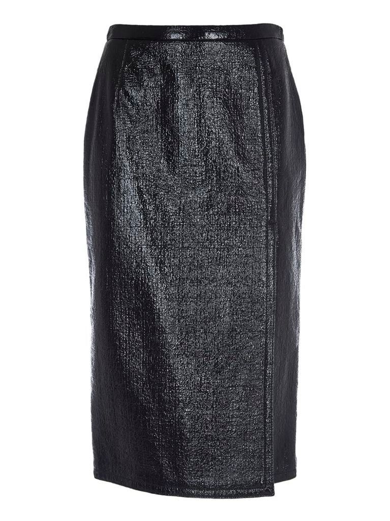 Glossy Black Skirt