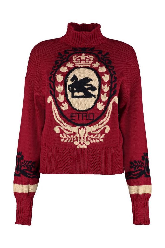 Etro Pegasus Intarsia Sweater